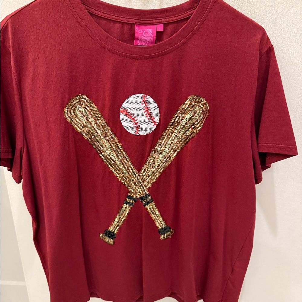 QOS Garnet Baseball Tee